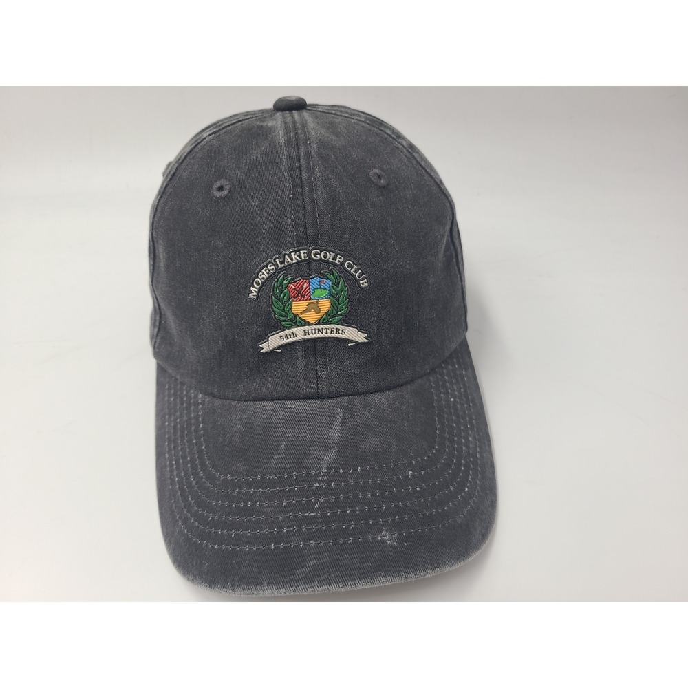 Moses Lake Golf Club Imperial Strapback Adjustable Hat Cap Dad Men Women Black